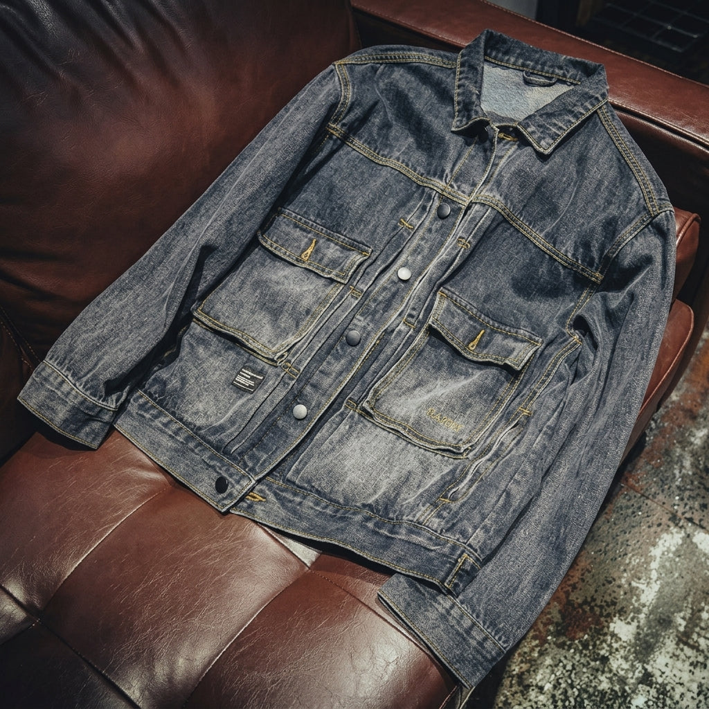 Herren Jacke Relaxed Fit Freizeit