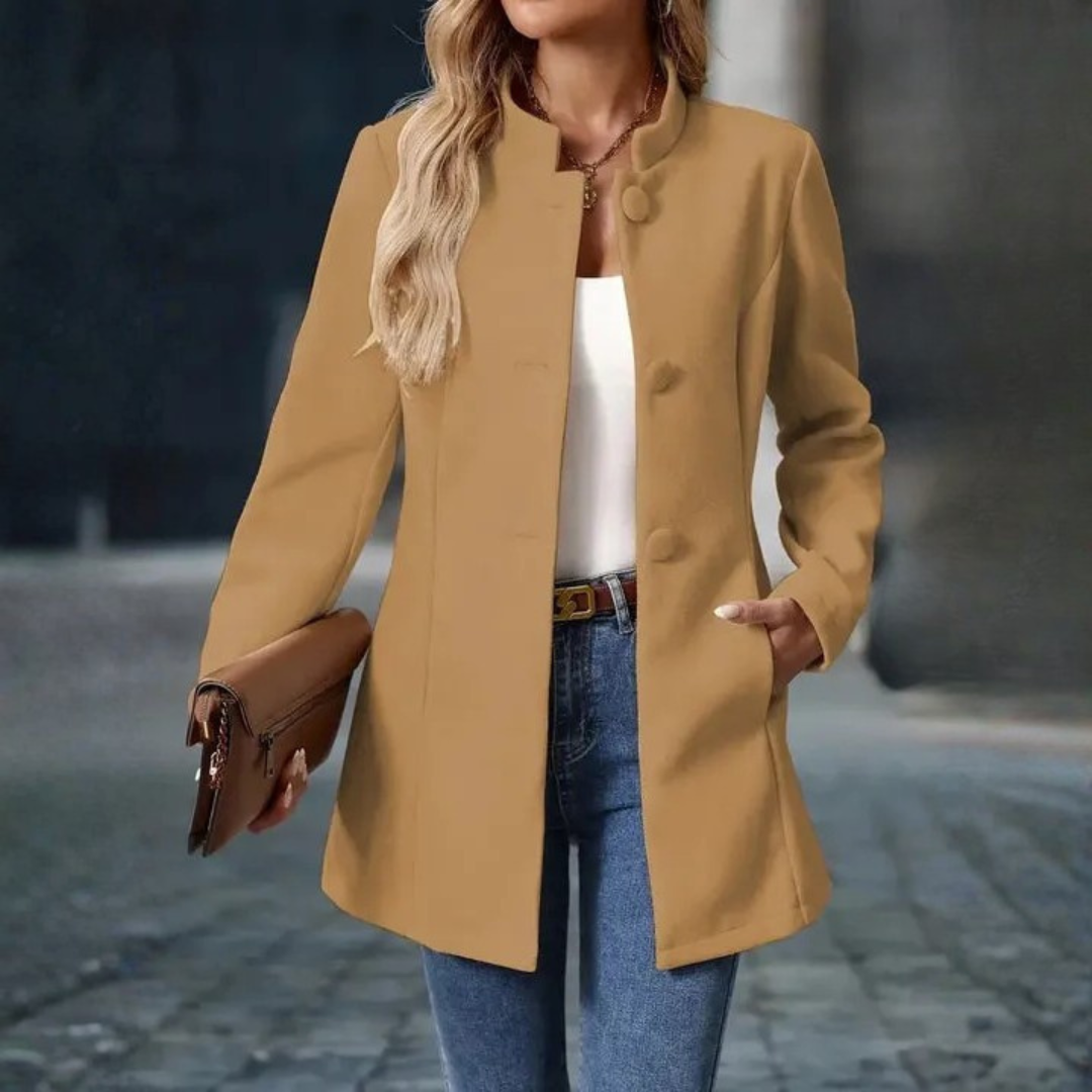 Damenjacke Slim Fit Freizeit Eleganter Schnitt