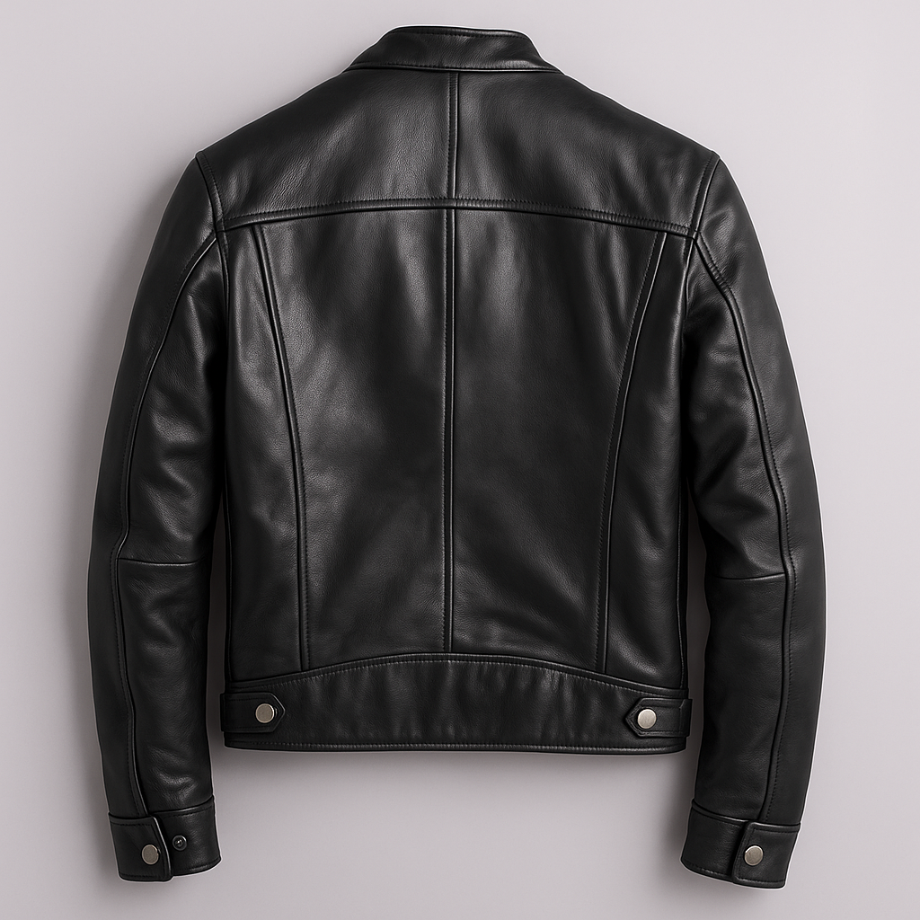 Herren Jacke Slim Fit mit Reißverschluss und taillierter Passform