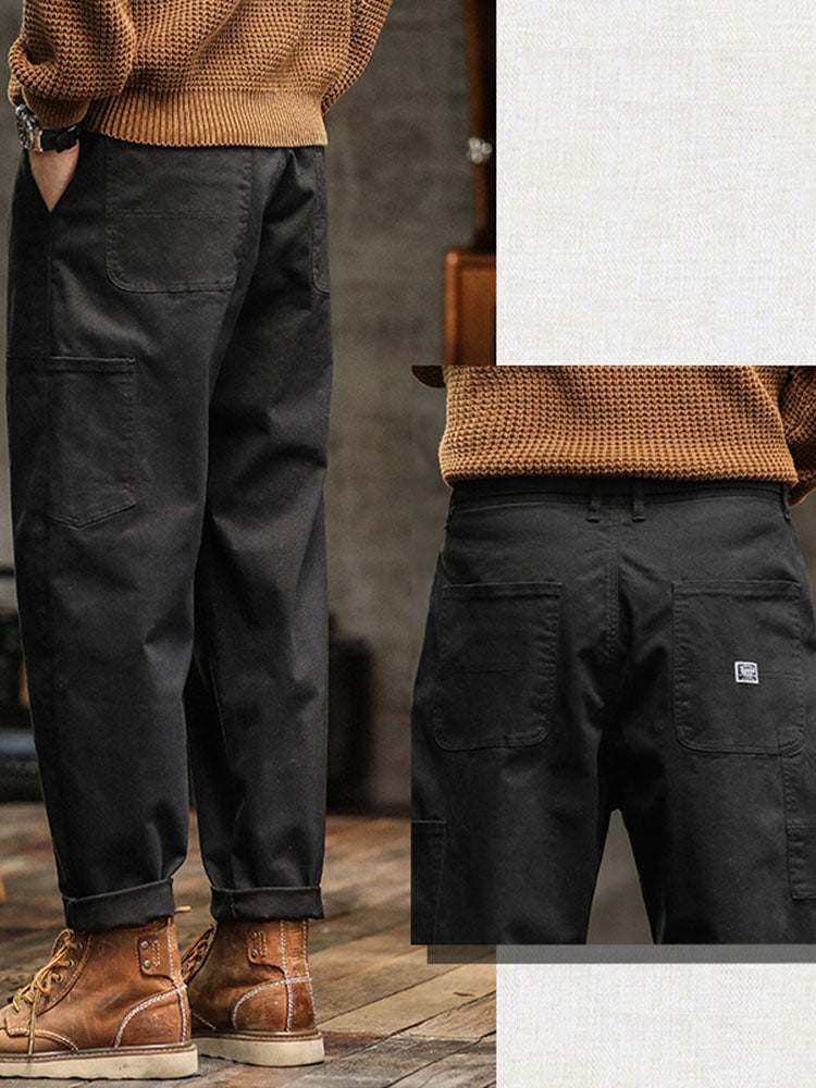Herren Utility-Hose im Vintage-Stil