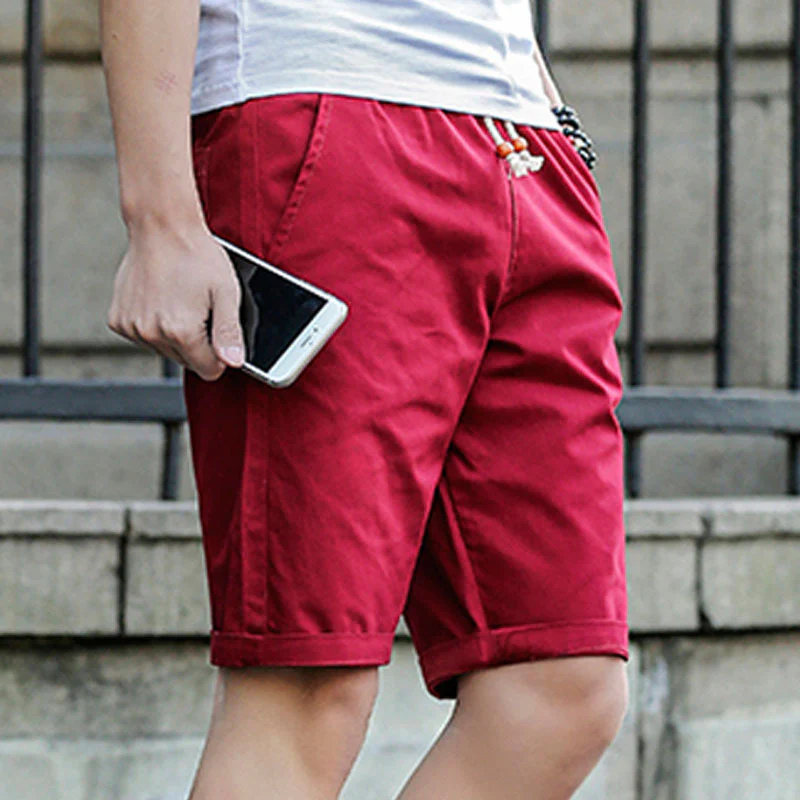 Herren Shorts Regular Fit Sommer Freizeit mit elastischem Bund