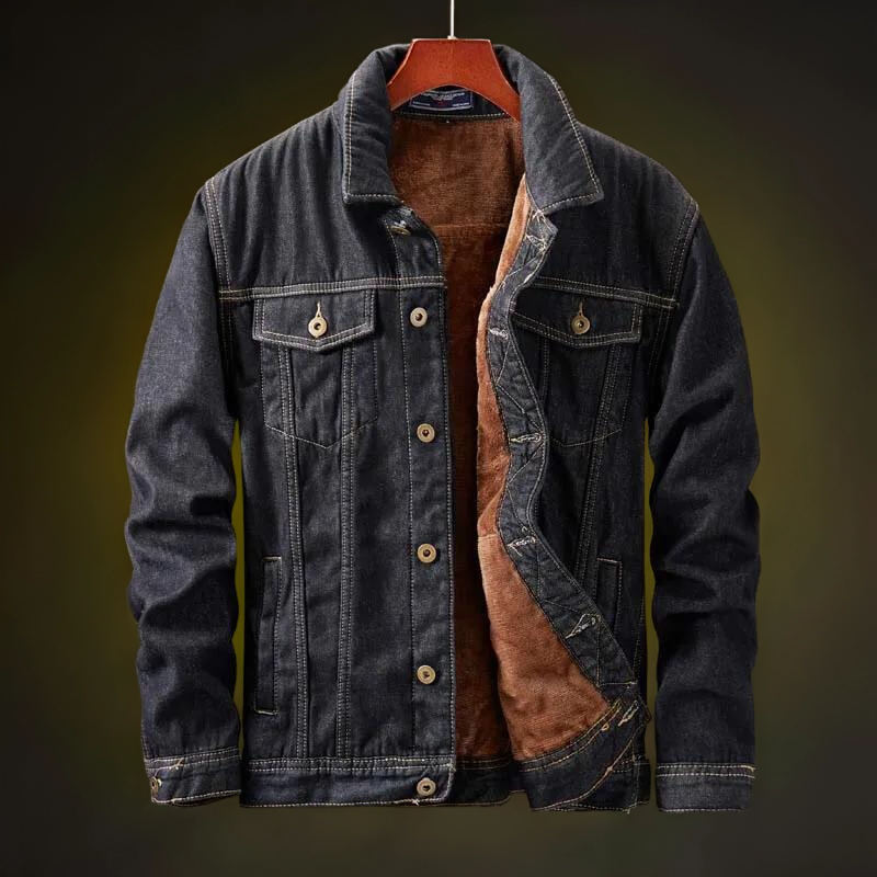 Herren Jacke Oversize mit Innentaschen und gefüttertem Innenfutter
