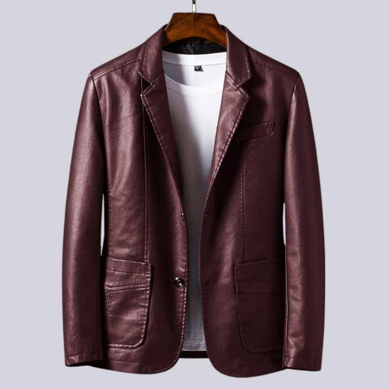 Damen Lederjacke Regular Fit Freizeit Elegant