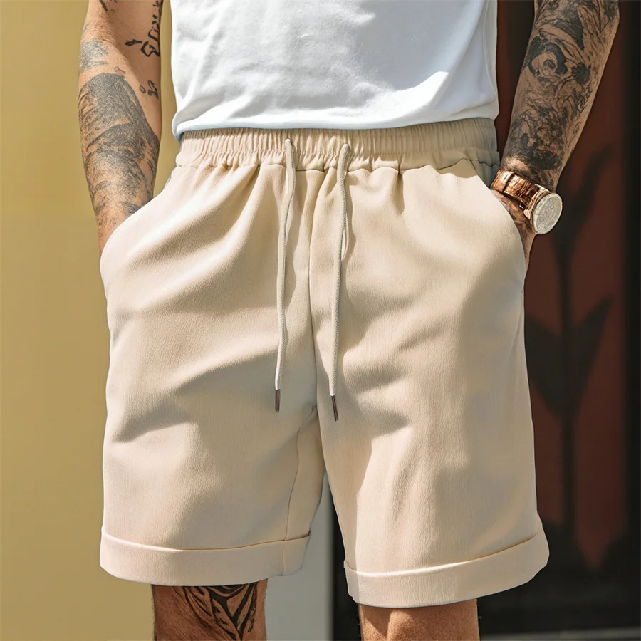 Herren Pull-On Shorts Relaxed Fit Casual Freizeit