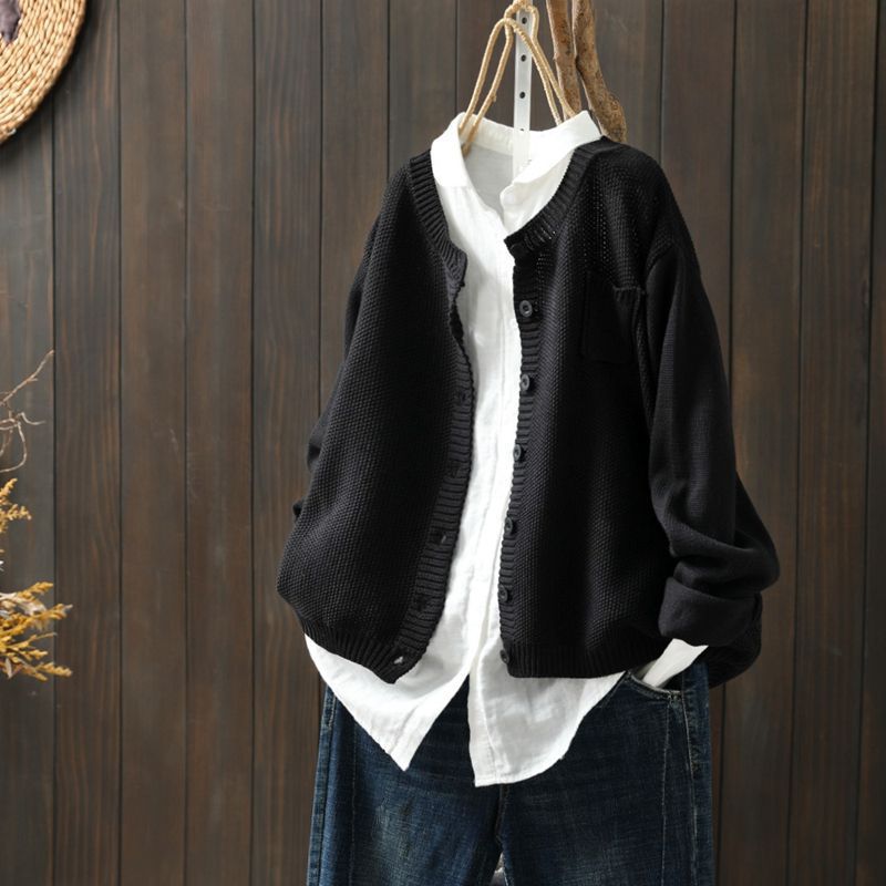 Damen Cardigan Regular Fit Casual Eleganter Komfort für Alltag