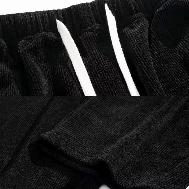 Herren Jogginghose Wide-Leg mit Kordelzug