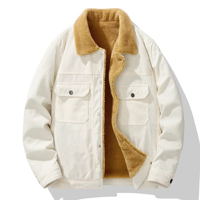 Damen Jacke Regular Fit mit Seitentaschen und gefüttertem Innenfutter