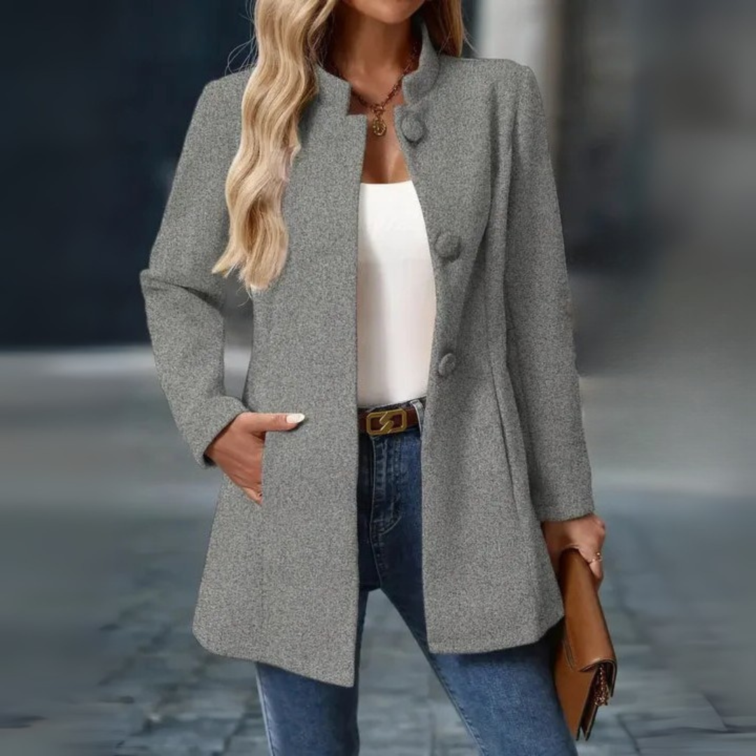 Damenjacke Slim Fit Freizeit Eleganter Schnitt