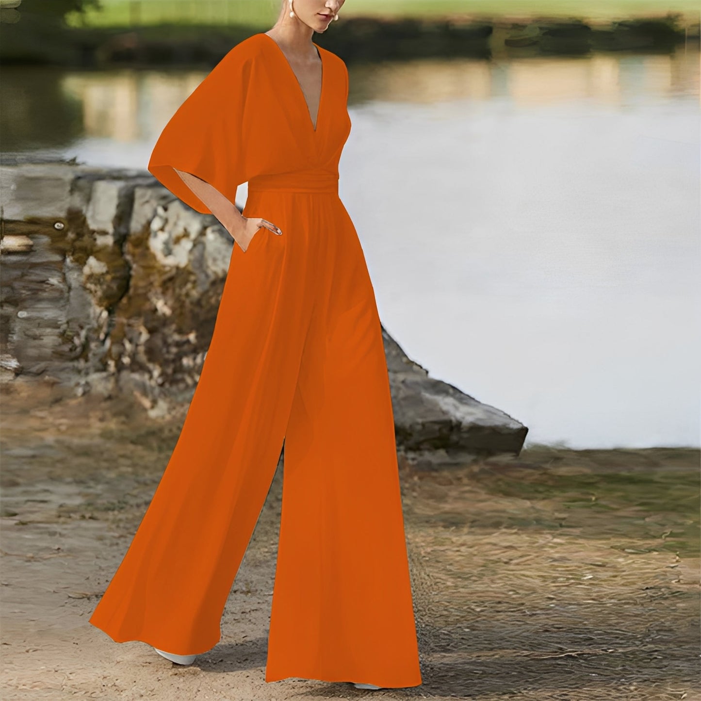 Damen Overall Regular Fit Elegant für Freizeit und Büro