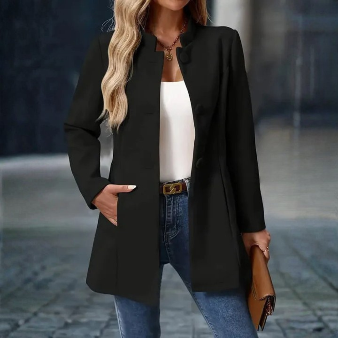 Damenjacke Slim Fit Freizeit Eleganter Schnitt