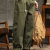 Herren Utility-Hose mit Rollsaum und Gürtel