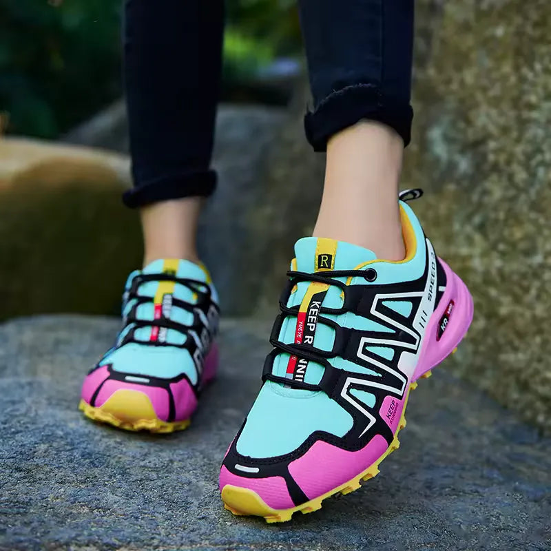 Wanderschuhe Damen Ergonomisch Freizeit Leicht Atmungsaktiv