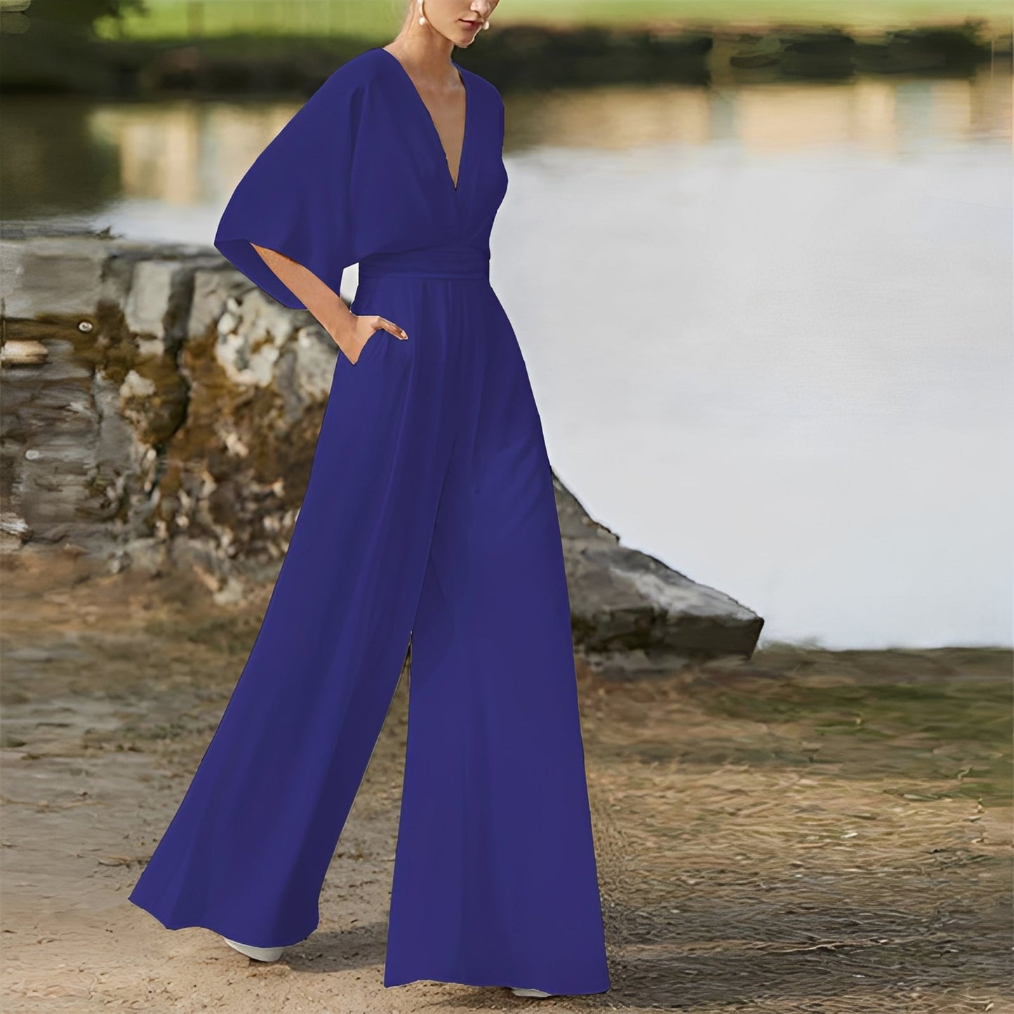Damen Overall Regular Fit Elegant für Freizeit und Büro
