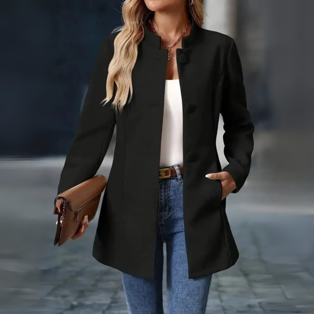 Damenjacke Slim Fit Freizeit Eleganter Schnitt
