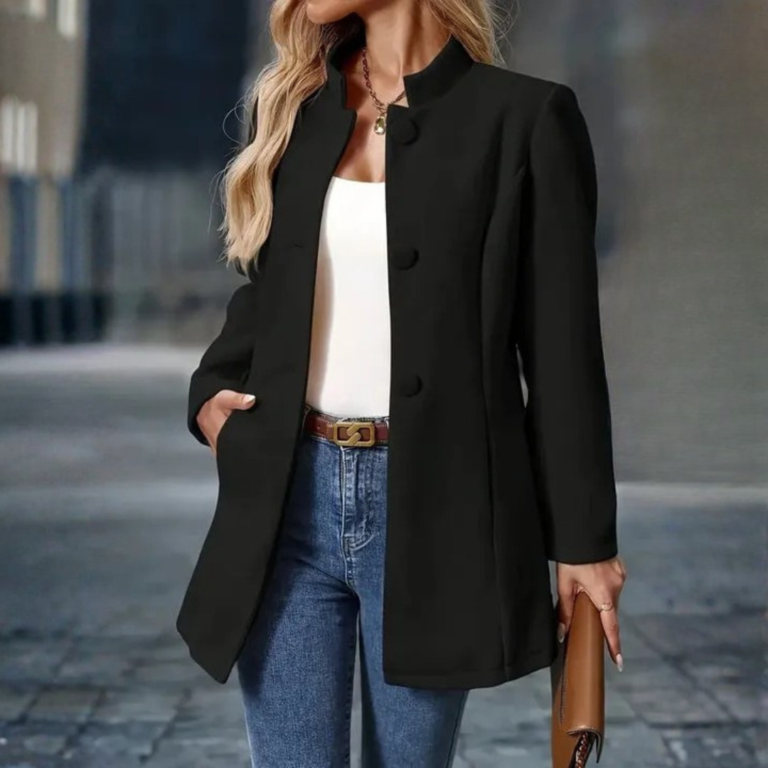 Damenjacke Slim Fit Freizeit Eleganter Schnitt