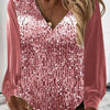 Schlichte Damen Glitzerbluse – Elodie