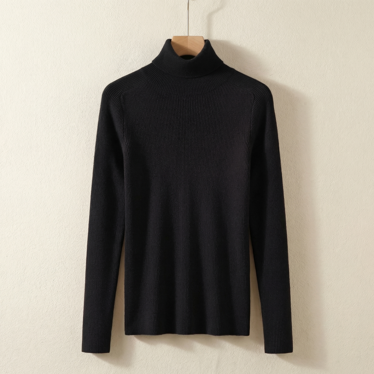 Kaschmir Rollkragenpullover Damen Regular Fit Casual