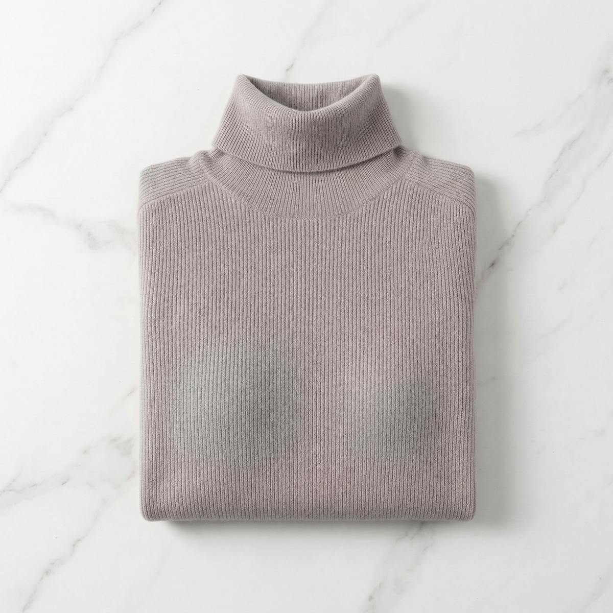 Rollkragenpullover Damen Regular Fit Freizeit Minimalistisch