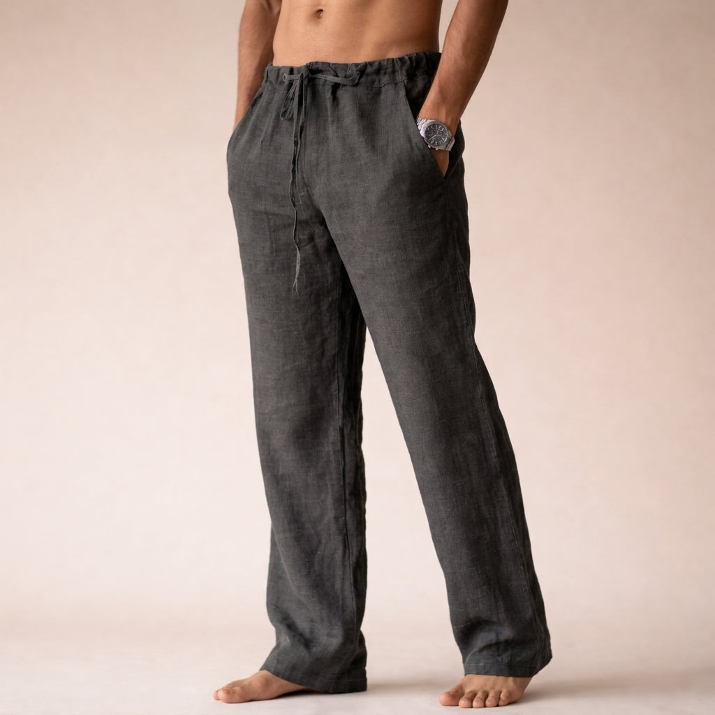 Herren Stoffhose mit dezenter Webstruktur