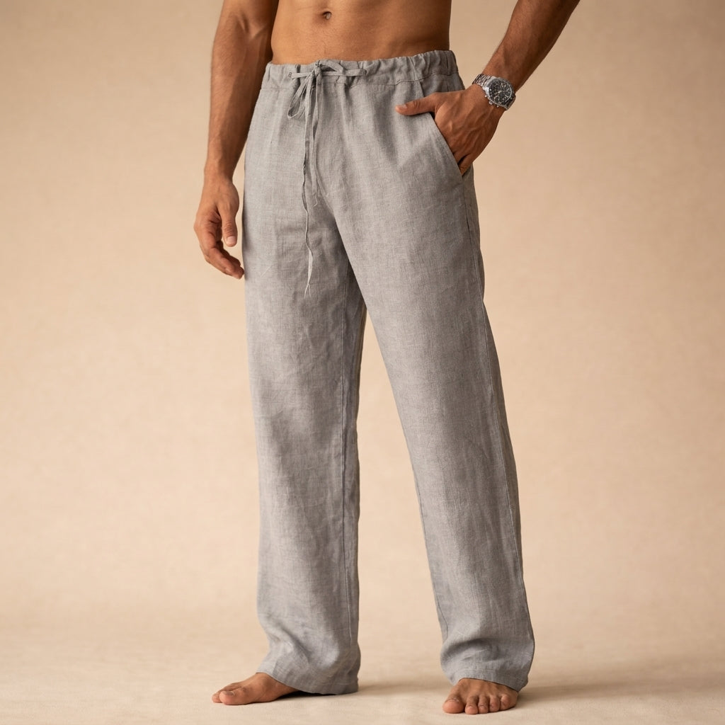 Herren Stoffhose mit dezenter Webstruktur