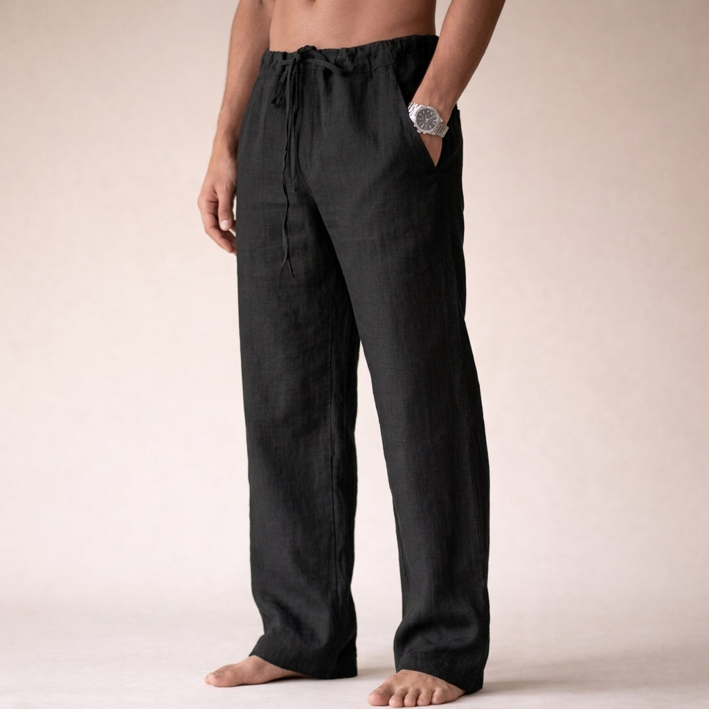 Herren Stoffhose mit dezenter Webstruktur