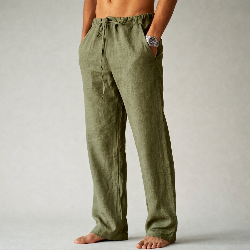 Herren Stoffhose mit dezenter Webstruktur