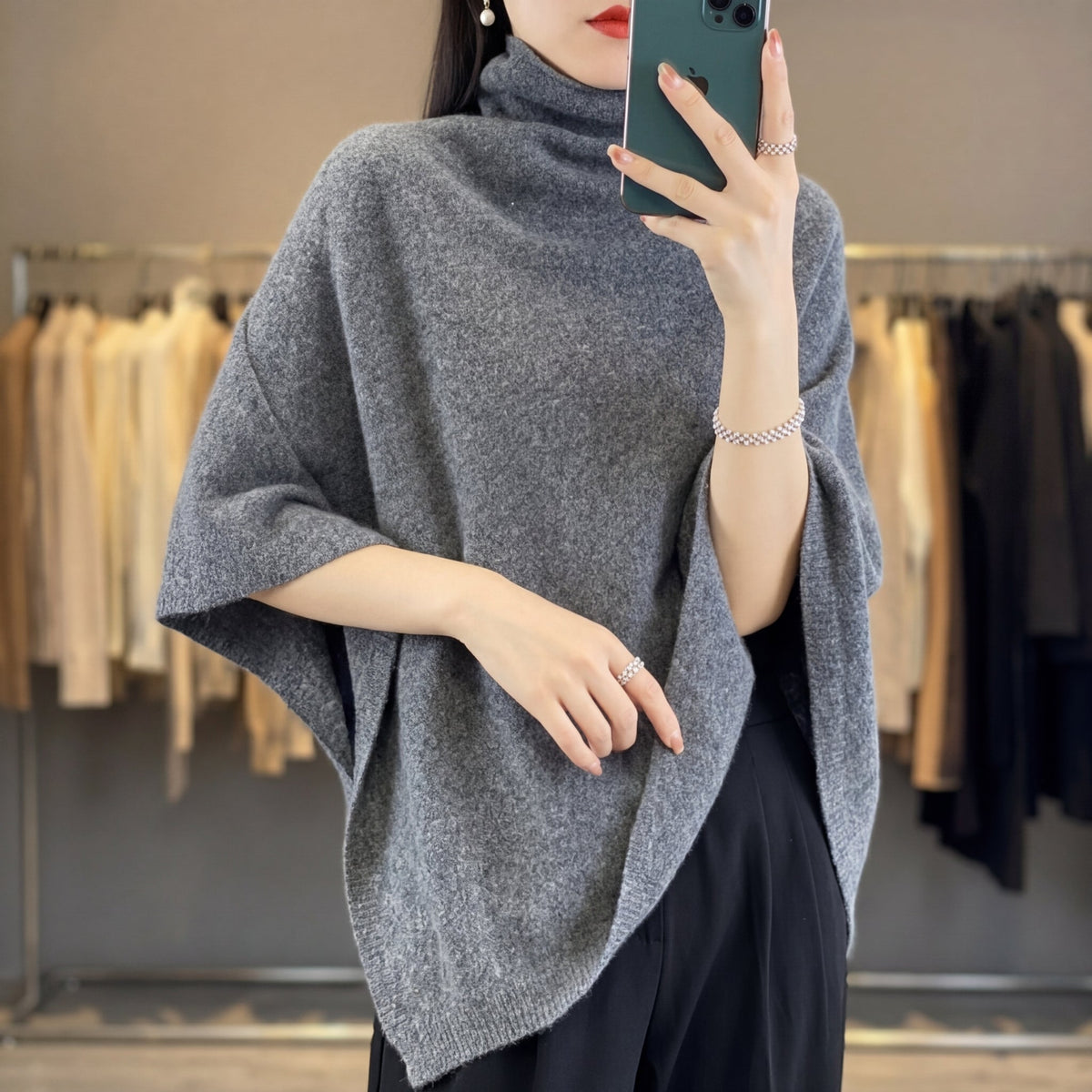 Damen Schal Regular Fit Winter Casual Minimalistisch