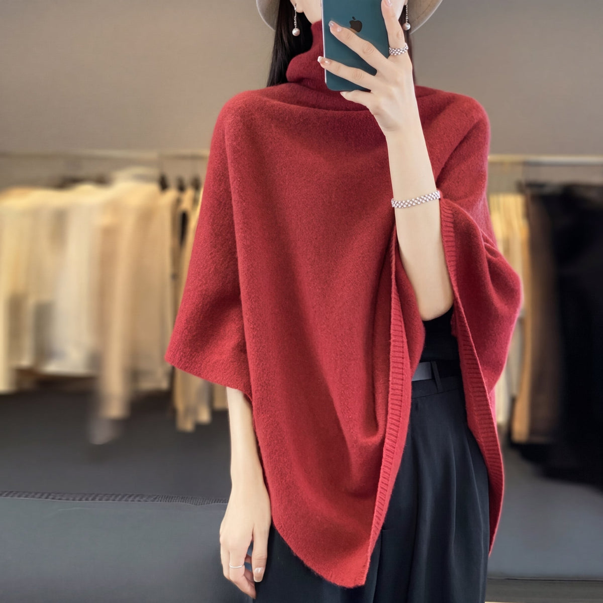 Damen Schal Regular Fit Winter Casual Minimalistisch