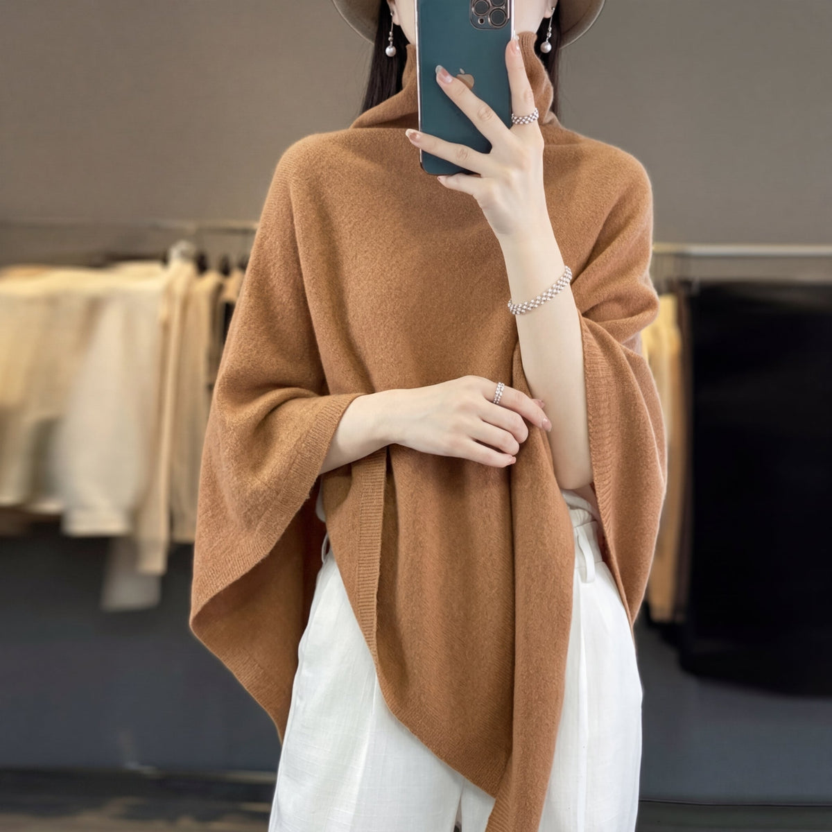 Damen Schal Regular Fit Winter Casual Minimalistisch