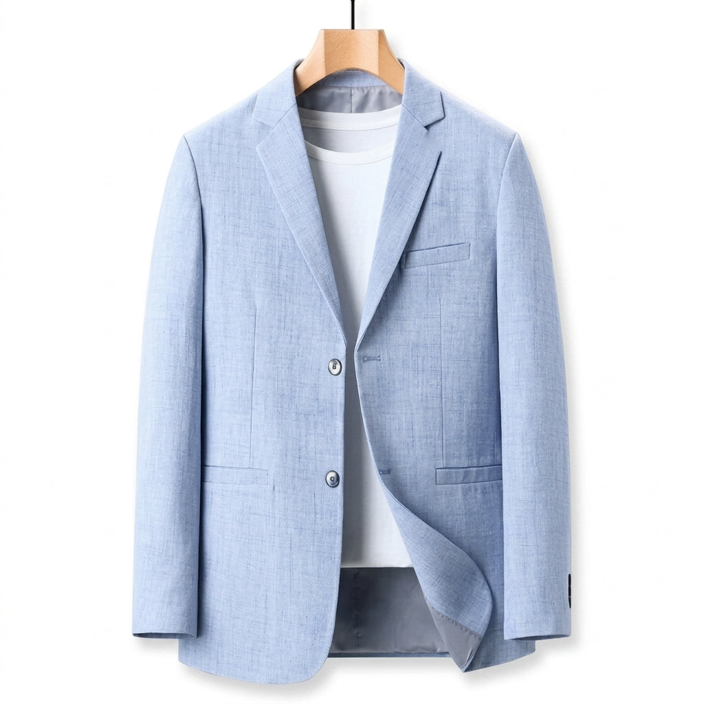 Anzugjacke Damen Slim Fit Business Elegant Blau