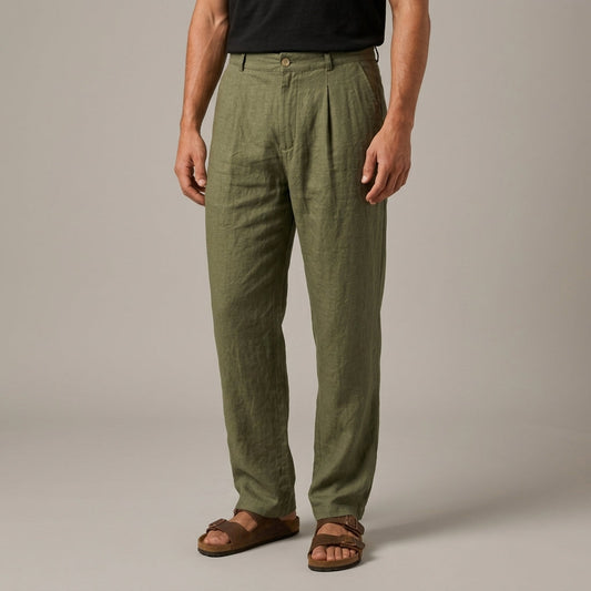 Herren Hose mit elastischem Kordelzugbund und Seitentaschen