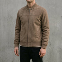 Herren Bomberjacke Slim Fit mit Reißverschluss