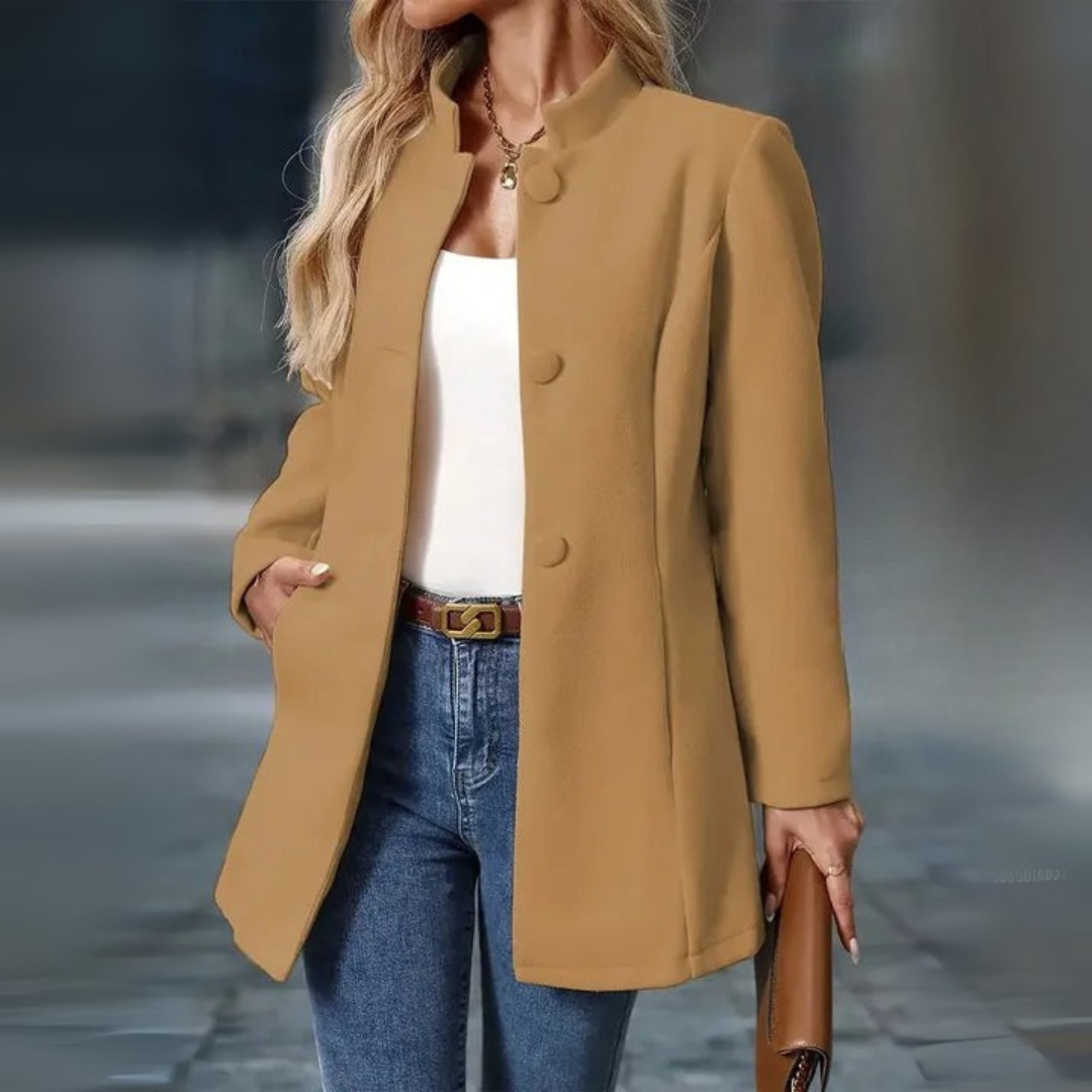 Damenjacke Slim Fit Freizeit Eleganter Schnitt
