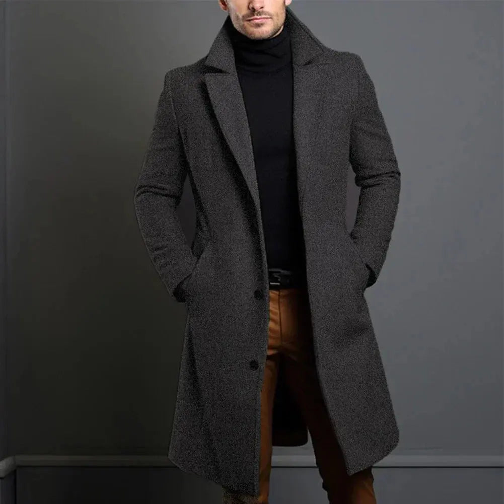 Damen Übermantel Regular Fit mit bodenlanger Länge und gefüttertem Innenfutter
