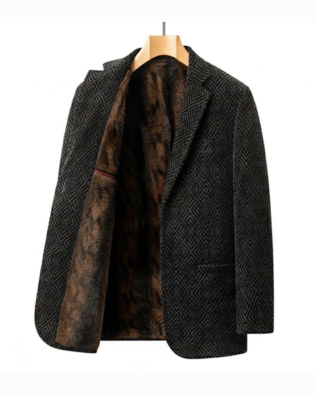 Damen Mantel Regular Fit mit Stehkragen und gefüttertem Innenfutter