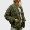 Damen Steppjacke Relaxed Fit Casual Winter Freizeit