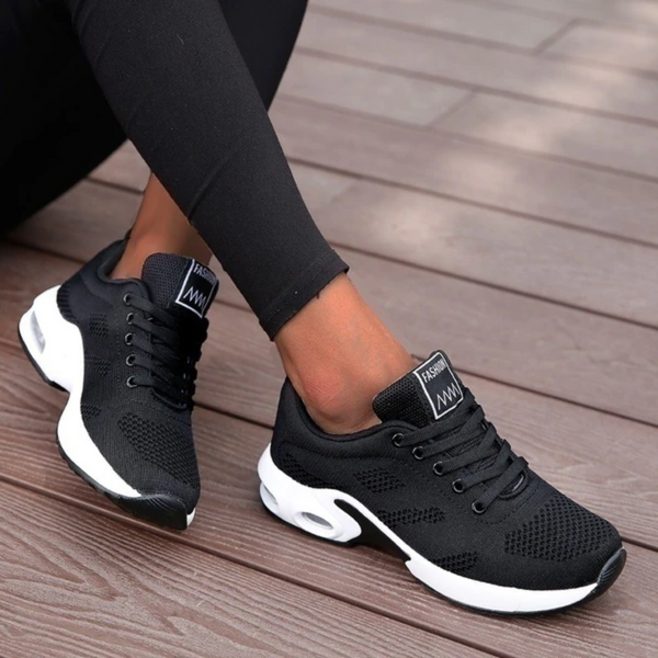 Damen Sneakers Leicht Atmungsaktiv Freizeit Sport