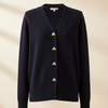 Damen Cardigan Regular Fit mit Knopfverschluss Herbst Winter