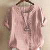 Damen Bluse Regular Fit Kurzarm Casual Elegant