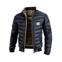 Daunenjacke Herren Slim Fit Winter Freizeit