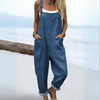 Damen Weite Latzhose Boho Stil Freizeit Sommer