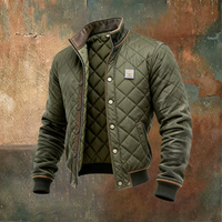 Steppjacke Herren Regular Fit Freizeit Modern Elegant