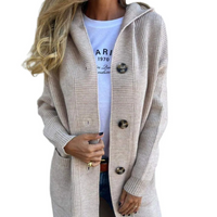 Damen Strickcardigan Regular Fit Freizeit Elegant