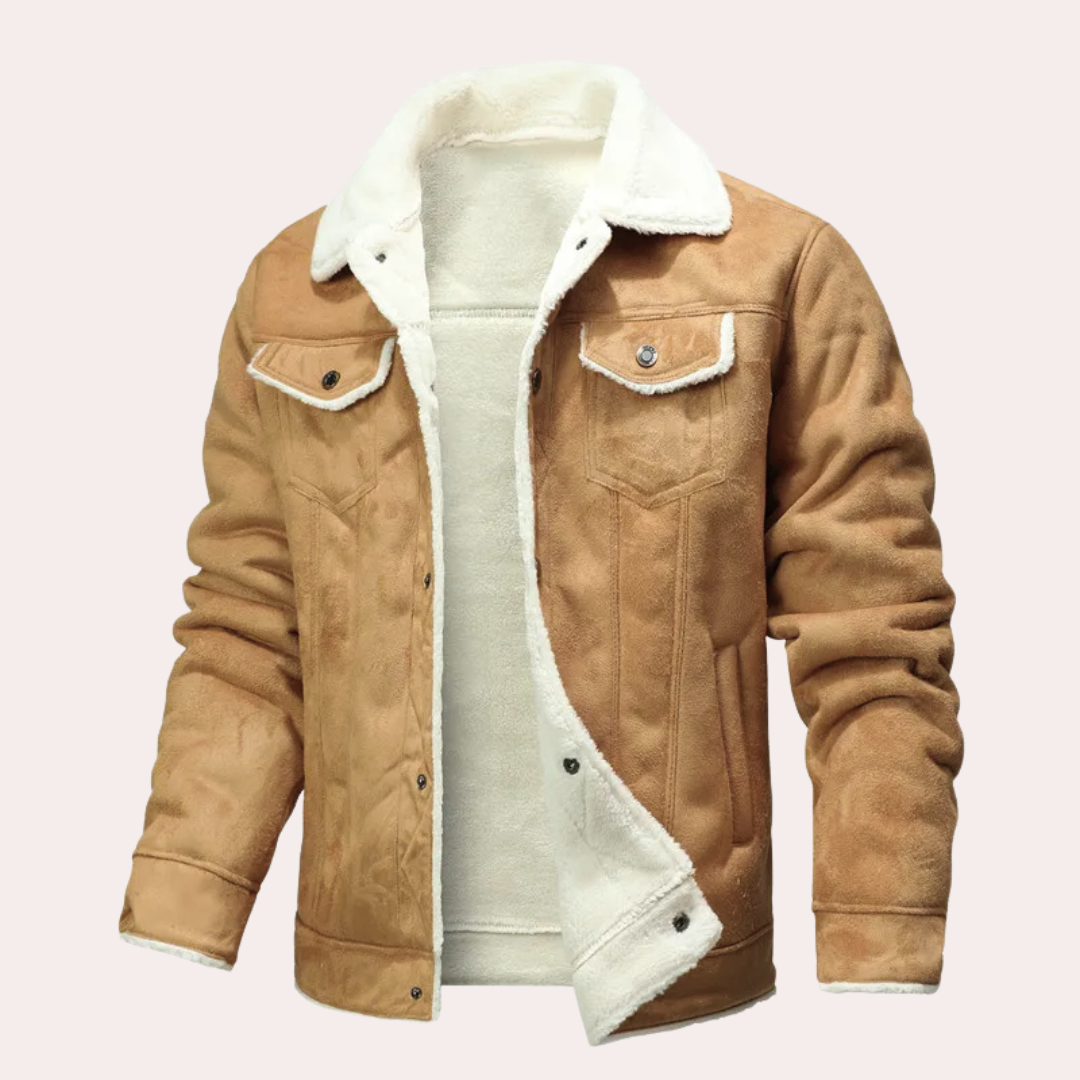 Damen Lammfelljacke Regular Fit Freizeit Winter