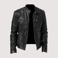 Lederjacke Damen Regular Fit Freizeit Elegant