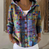 Damen Strickjacke mit Kapuze Casual Regular Fit Freizeit