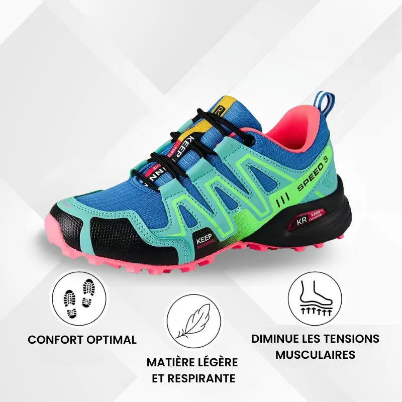Wanderschuhe Damen Ergonomisch Freizeit Leicht Atmungsaktiv