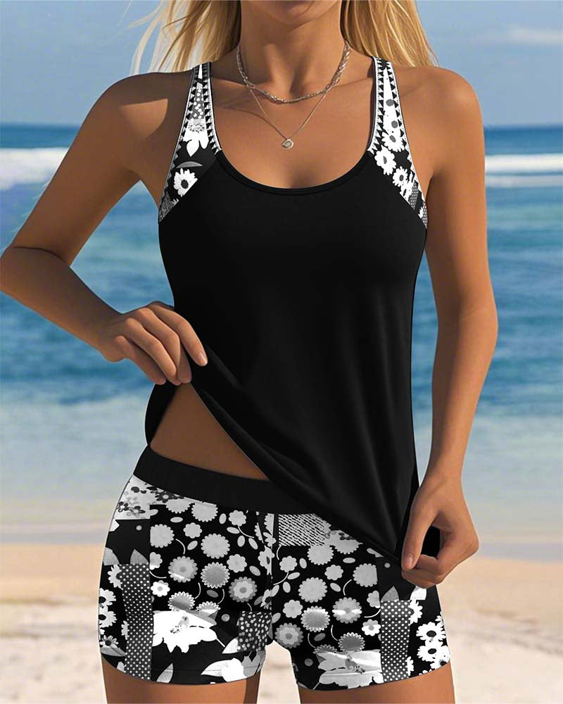 Damen Elegantes Bade-Set Figurbetont Freizeit