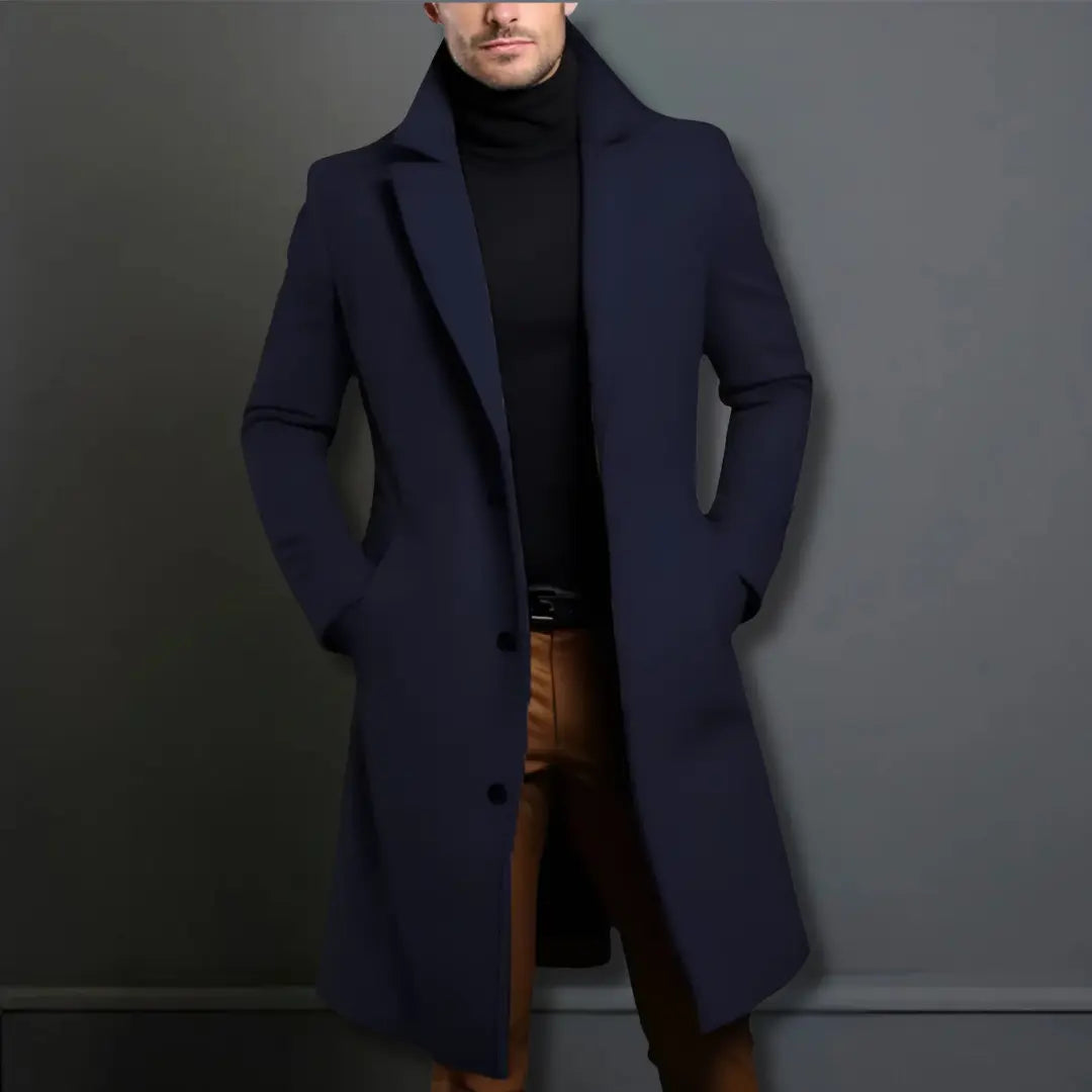 Damen Übermantel Regular Fit mit bodenlanger Länge und gefüttertem Innenfutter