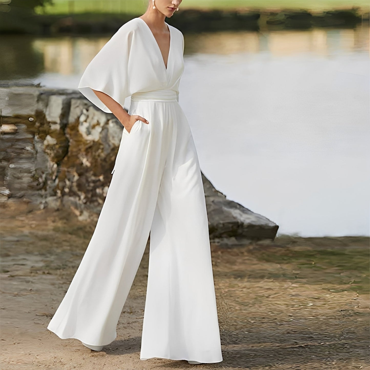 Damen Overall Regular Fit Elegant für Freizeit und Büro